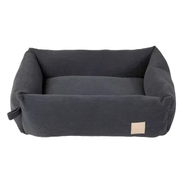 Panier pour chien en velours côtelé FuzzYard Life Slate Grey