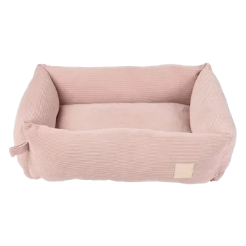Panier pour chien en velours côtelé FuzzYard Life Soft Blush