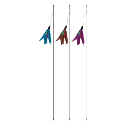 Canne à pêche pour chat BAM! Magic Wand Fat Cat 90 cm