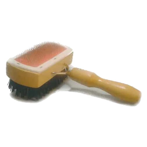 Grande brosse étrille double pour chien, 10 x 5 cm