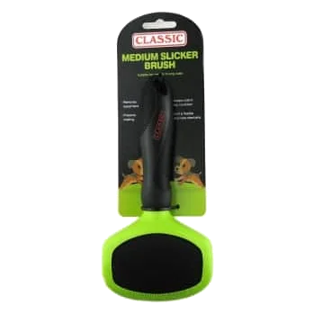 Brosse étrille Slicker Deluxe Classic pour chien, petite et moyenne
