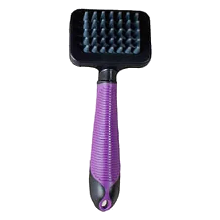 Brosse de massage sans picots pour chat