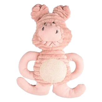 Peluche chien cochon rose Flamingo Small Dog Club, 23 cm