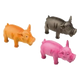 Cochon en vinyle avec son réaliste pour chien, 17 cm