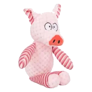 Peluche chien cochon Happy, 34 cm