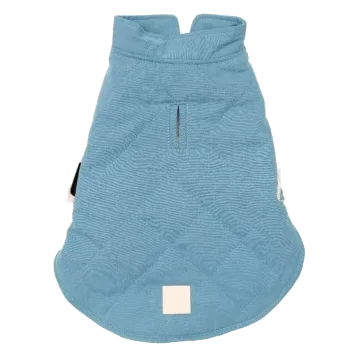 Doudoune sans manches pour chien FuzzYard Life French Blue