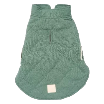 Doudoune sans manches pour chien FuzzYard Life Myrtle Green