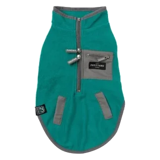 Gilet sherpa pour chien FuzzYard Fitzroy vert