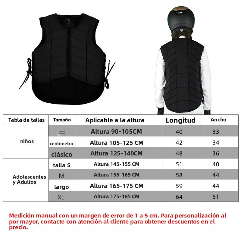 Gilet de protection d'équitation adulte et enfant – vue 7