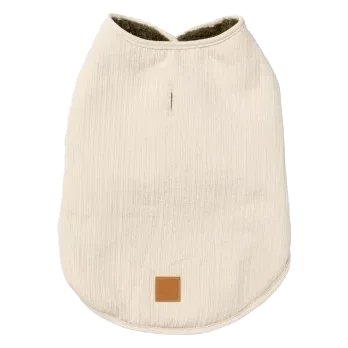 Gilet réversible pour chien FuzzYard Umeda écru