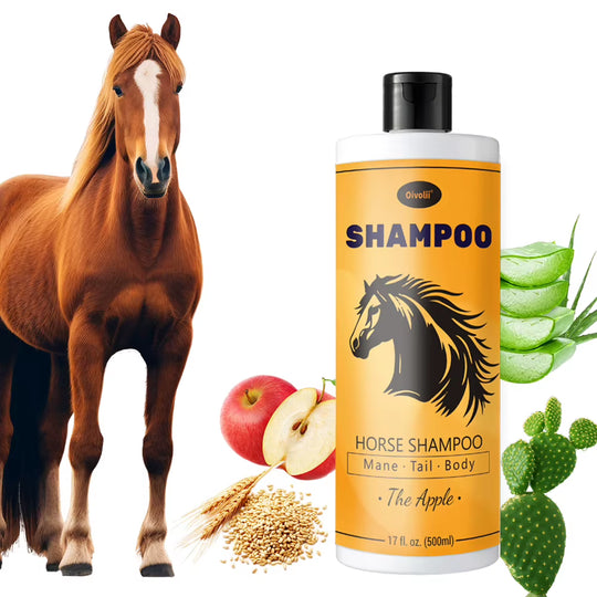 Shampoing cheval et après-shampoing à la pomme, 500 ml – vue 7