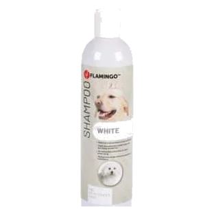 Shampoing chien poils blancs Flamingo, 300 ml