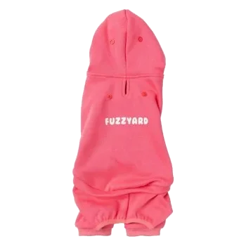 Survêtement à capuche pour chien FuzzYard Chillin' rose