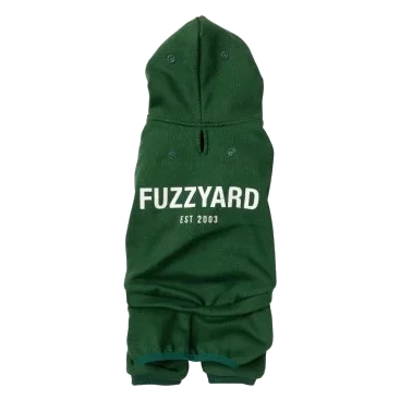 Sweat à capuche pour chien FuzzYard Urban vert