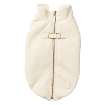 Veste harnais pour chien FuzzYard Vienna blanc cassé