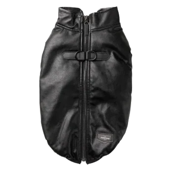 Veste pour chien avec harnais FuzzYard Vienna noir