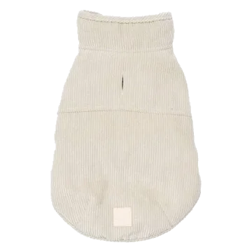 Manteau pour chien en velours côtelé FuzzYard Life Sandstone
