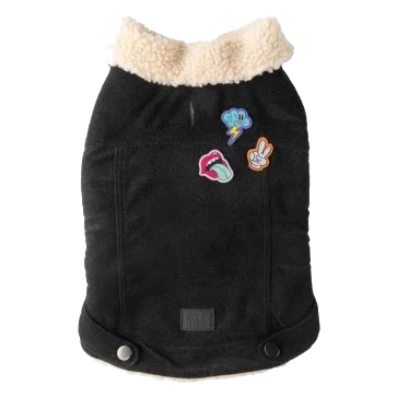 Veste doublée sherpa pour chien FuzzYard Rep It ClubHouse