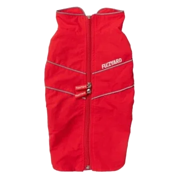 Imperméable coupe-vent pour chien FuzzYard Breaker rouge