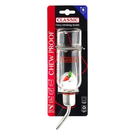 Biberon en verre Classic pour rongeurs, taille 1 petite, 175 ml