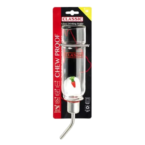Biberon en verre Classic pour rongeurs, taille 2 moyenne, 350 ml