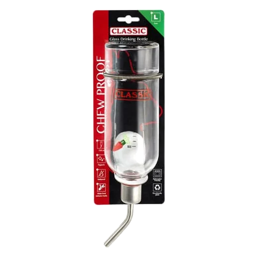 Biberon en verre Classic pour rongeurs, taille 3 grande, 750 ml
