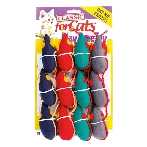 Souris jouet pour chat Classic Catnip Mouse 90 mm