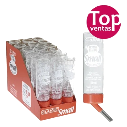 Biberon pour rongeurs Classic Crystal Deluxe T2 Small Bottle 150 ml