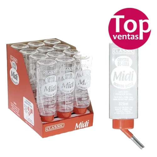 Biberon pour rongeurs Classic Crystal Deluxe T3 Midi Bottle 320 ml