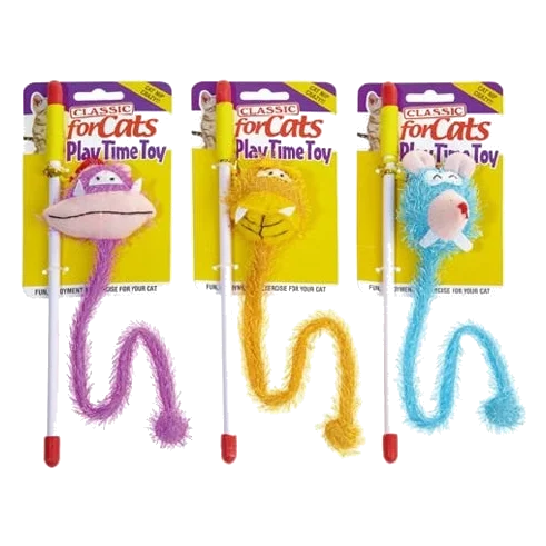Jouet canne pour chat Classic Long Tail Shaggy Teasers 330 mm