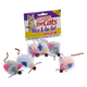 Souris jouets pour chat Classic Wide Eye Shaggy Mice 3 pcs