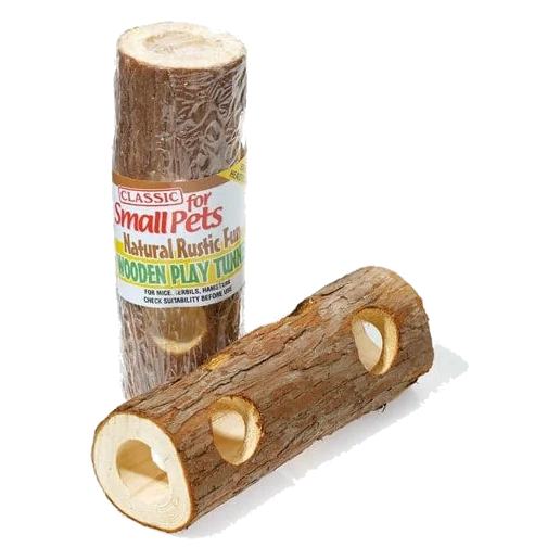 Tunnel de jeu pour rongeurs Classic Wooden Play Tunnel 200 mm