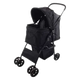 Poussette pour chien noire 46 x 81,5 x 98 cm