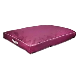 Matelas rectangulaire lilas taille M pour chien (80 x 62 cm)