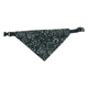 Collier avec bandana rouge et noir pour chien, tailles T1 à T4