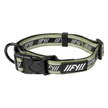 Collier pour chien en néoprène FuzzYard FY Active kaki