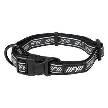 Collier pour chien en néoprène FuzzYard FY Active noir