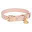Collier pour chien en cuir vegan FuzzYard Atelier Soft Blush