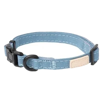Collier pour chien en coton FuzzYard Life French Blue