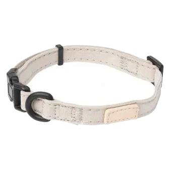 Collier pour chien en coton FuzzYard Life Sandstone