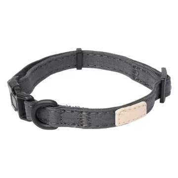 Collier pour chien en coton FuzzYard Life Slate Grey