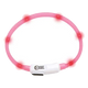 Collier LED pour chat, rose