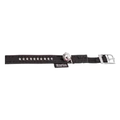 Collier chat Monte Carlo, noir, 11 mm, 30 cm