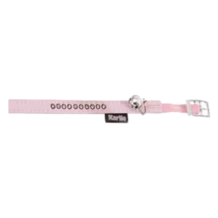 Collier chat Monte Carlo, rose, 11 mm, 30 cm