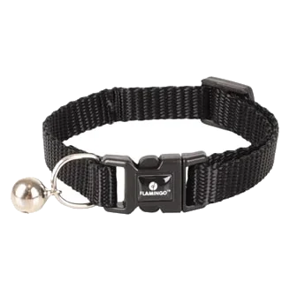 Collier chaton Ziggi, noir, 15–22 cm, 10 mm
