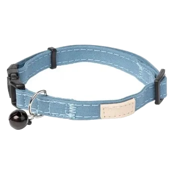 Collier pour chat en coton FuzzYard Life French Blue