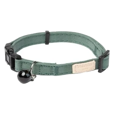 Collier pour chat en coton FuzzYard Life Myrtle Green