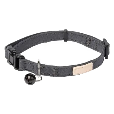 Collier pour chat en coton FuzzYard Life Slate Grey