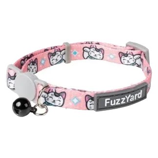 Collier pour chat FuzzYard Lucky Fur-Tune rose