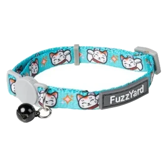 Collier pour chat FuzzYard Lucky Fur-Tune turquoise
